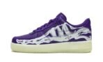 Air Force 1 Low 07 QS Purple Skeleton Halloween