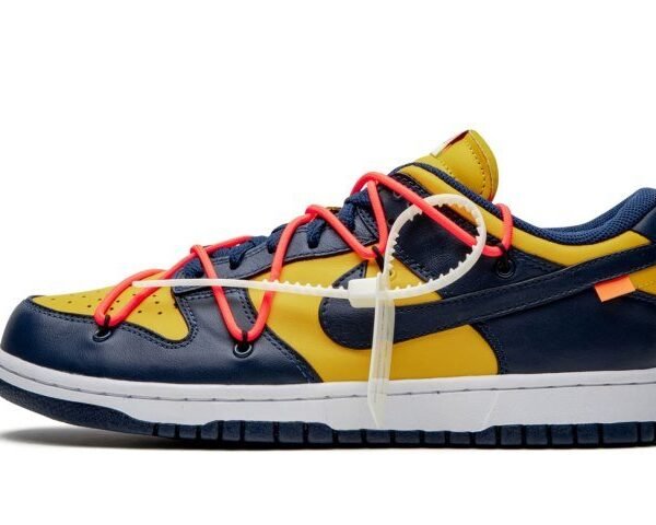 Dunk Low Off-White  University Gold