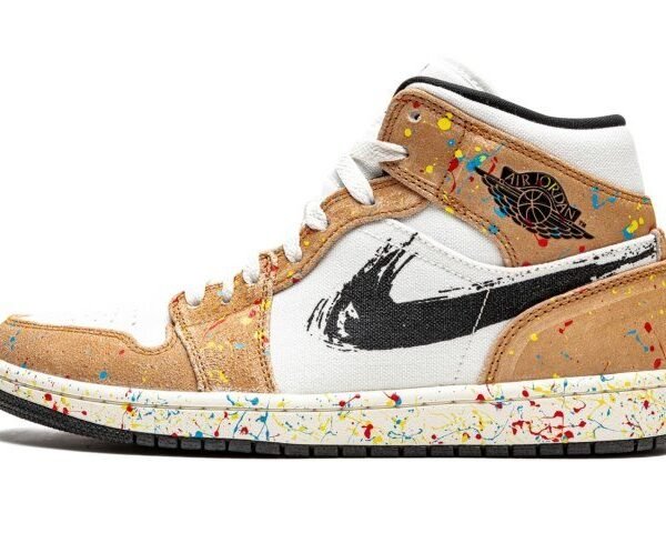 Air Jordan 1 Mid SE Brushstroke