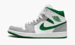 Air Jordan 1 MID SE Grey / Pine Green / White - Image 2