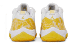 Wmns Air Jordan 11 Low Yellow Snakeskin - Image 6