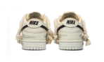 Nike Dunk Low Retro Custom Heatwave Made Oxidized Distressed Hemp Rope Straps Beige - Image 5
